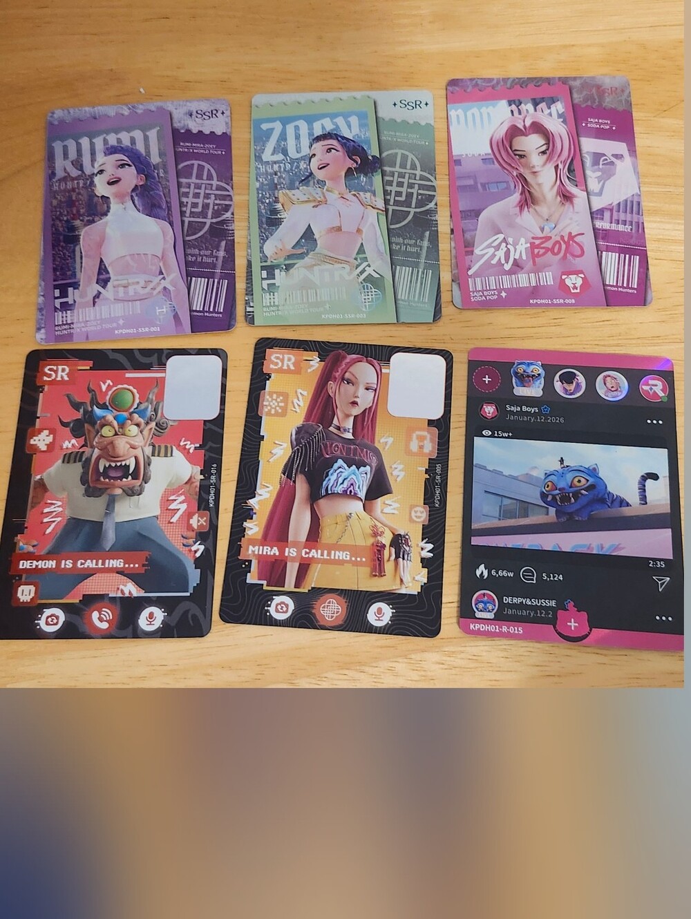 Kayou Kpop Demon Hunters Cards